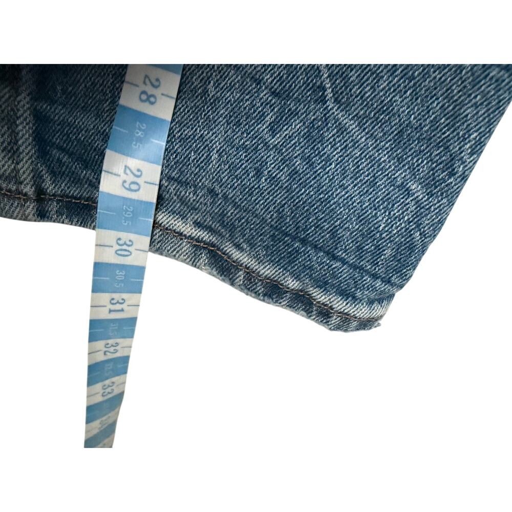 Abercrombie The 90s Straight Ultra High Rise Jeans Medium Wash Size 25 - Picture 5 of 7